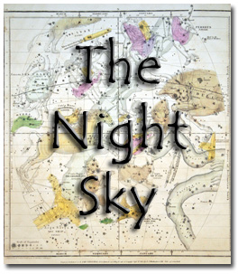 Star chart with constellations.